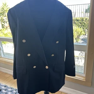 Vintage Burberrys Lord & Taylor Herren Woll Blazer 40S / 42S Navy Wolle Anzug Jacke - Bild 1 von 8