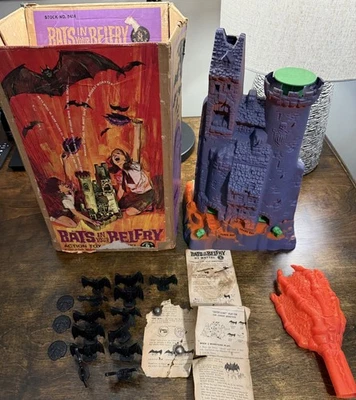 Juego de acción/juguete Mattel Bats In Your Belfry 1964 vintage con caja Foto 1 de 4