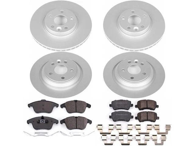 Kit de pastillas de freno y rotor delanteras y traseras para Volvo XC70 2009 TS633RH 2008-2016 Foto 1 de 1