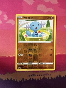 Pokemon Card Wooper Vivid Voltage Reverse Holo 083/185 Near Mint - Picture 1 of 2