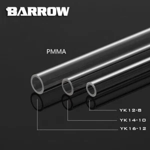 Barrow Acrylic Rigid Tube Set 14/10mm 500mm 4pcs YK14-10 - Picture 1 of 3
