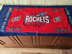 Vintage 1990s NBA Houston Rockets Basketball Beach Towel 21'' x 43" NEW SEALED - Picture 1 of 8