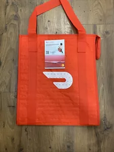 Doordash Insulated Food Delivery Bag Professional Authentic 13×10×15" WITH CARD - Picture 1 of 7