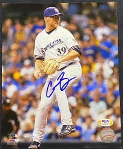 Foto Corbin Burnes Milwaukee Brewers Cy Young autografata 8x10 ~ PSA/DNA - Foto 1 di 4