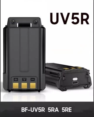 New Baofeng BL-5 UV5R UV5RA UV5RE 3800mAh Li-Ion Battery Type C Fast Charge - Image 1 of 4