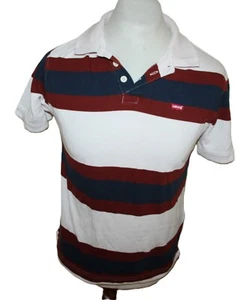 COLOR ROSA Levi's ® HOMBRE Polo Polo LEVIS PARTE SUPERIOR más bien talla S - Imagen 1 de 6