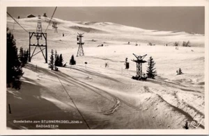 postal sky lift Australia invierno montañas - Imagen 1 de 2