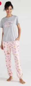 Joyspun Women’s Pajama Set 2X (18W/20W) Top & Pants “On Sundays We Brunch” NWT - Picture 1 of 9
