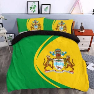 Guyana Flag Coat of Arms Bedding Set Circle RLT8 - Picture 1 of 12
