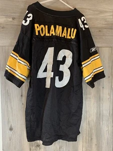 Troy Polamalu #43 Pittsburgh Steelers NFL Jersey - Size Youth L - Picture 1 of 7