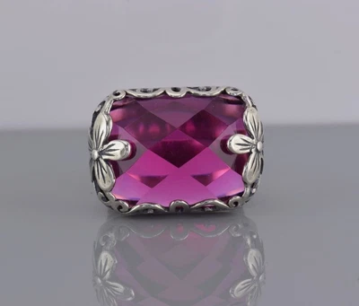 Silpada 925 sterling Silver Lavender Fields Ring R2001 Size 8 Georgous - Image 1 of 4