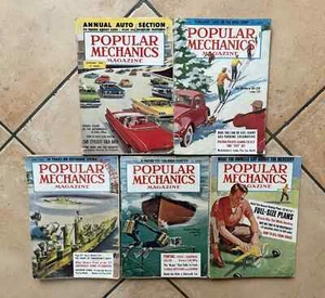 Popular Mechanics Magazines 1959 Bundle Vintage Car Motor Automobile Book Racing - Bild 1 von 16