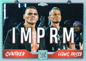 2025 Topps Chrome WWE Tag Team Refractors #TAGIMP Ludwig Kaiser / Gunther - Imagen 1 de 2