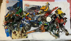 Bulk lot of LEGO Technic Bionicle Racers Star Wars Sets & Instructions Vehicles - Picture 1 of 16