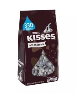 Hershey's Kisses Milk Chocolate 1.58kg 56oz Made in USA 330 pieces 2024 Stock - Picture 1 of 4
