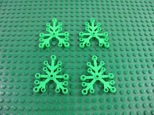 4x LEGO Verde Brillante Hojas Grandes 6 x 5 Planta Indiana Johnes 7627 #2417 - Imagen 1 de 1