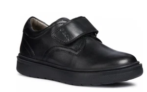 Zapatillas escolares GEOX RIDDOCK para niños de cuero negro J847SG00043C9999 - Imagen 1 de 3