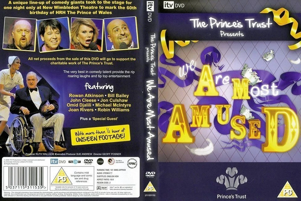 We Are Most Amused - John Cleese Michael Mcintyre Rowan Atkinson SEALED NEW DVD - Image 1 of 1