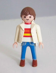 PLAYMOBIL (3507) MODERNE - Homme Pull Rayé, Gilet & Jean's - Bild 1 von 1