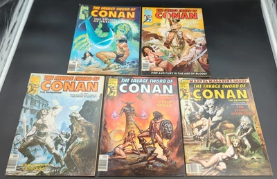 Lote de 5 La Espada Salvaje de Conan el Bárbaro #56-60 Marvel 1980 Foto 1 de 4