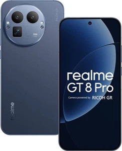 realme GT 8 Pro (Azul, 256 GB 12 GB RAM) NFC Versión Global - Sin Tarifas en EE. UU. - Imagen 1 de 14