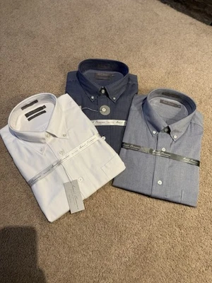 Camisa de vestir Daniel Cremieux Signature Collection XL manga larga para hombre nueva con etiquetas Foto 1 de 4