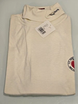 EUA Camisa de trabalho Postal Inspector New York manga longa cor osso gola tartaruga nova com etiquetas - Imagem 1 de 4