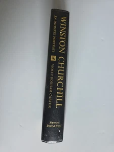Winston Churchill: An Intimate Portrait by Bonham Carter, Violet Book The Fast - Picture 1 of 6