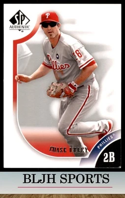 2009 SP Authentic #26 Chase Utley Philadelphia Phillies (4A3) - Image 1 of 2