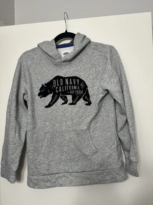 Sudadera con capucha gris azul marino grande para niños California San Francisco  Foto 1 de 3