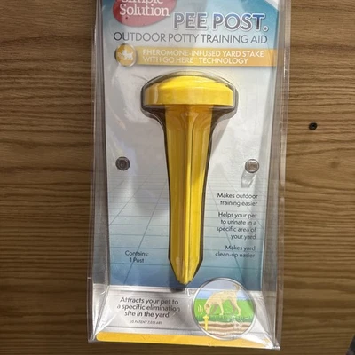 Simple Solution Tratamiento con Feromonas PEE POST Estaca Exterior Ayuda para Entrenamiento para Perros - NUEVO Foto 1 de 2