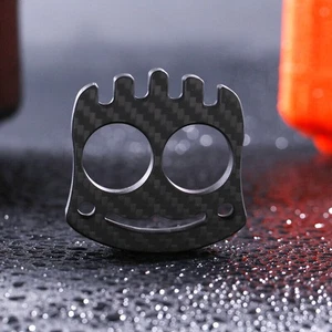 Neue Carbon Fibre Key Chain Halskette Anhänger EDC Portable Tools NEU - Bild 1 von 5