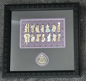 SELTENES Disney Haunted Mansion gerahmtes Pin-Set WDW Haunting Spells Mike Sullivan - Bild 1 von 4