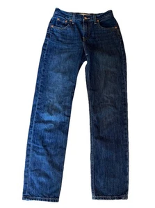 Levis Low Pro Straight Leg Jeans Mid Rise Relaxed Blau Damen Größe 23 Medium Wash - Bild 1 von 8