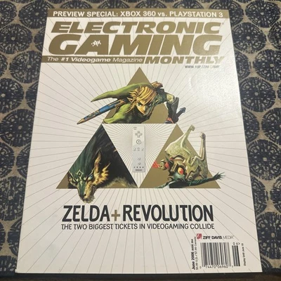 EGM Issue 204 June 2006 Zelda Twilight Princess Electronic Gaming Monthly - Image 1 of 4