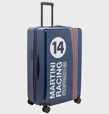 PORSCHE MARTINI RACING 4 ruedas giratorio trolley equipaje maleta grande Foto 1 de 4