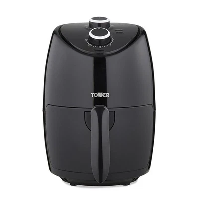 Tower Air Fryer, Vortx Technology, Compact, 1000W , 2L,  Black, T17087 - Image 1 of 4
