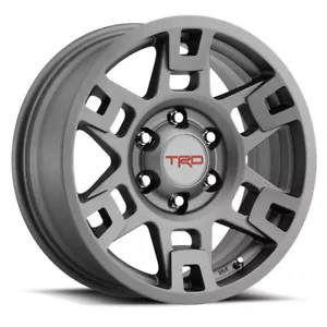 🔥 Genuine Toyota 17" Gray TRD PRO 4Runner FJ Cruiser Tacoma Wheels Rims OEM 🔥 - Picture 1 of 12