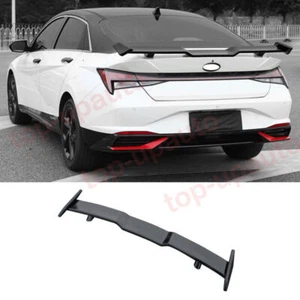 FOR Hyundai Elantra 21-24 N-Line style black Rear Tail Trunk Spoiler Wing Lip A - Foto 1 di 12