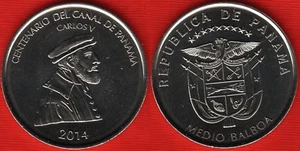 Panama Medio balboa 2014 "Centenary Panama Canal" UNC - Picture 1 of 1