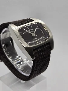 Raro Orologio da Polso Diesel DZ-2118 Uomo Acciaio Inox Cinturini Tela Marrone - Foto 1 di 19
