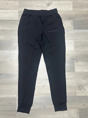 Pantalones de chándal ajustados Alphalete negros con cordón para hombre - talla S Foto 1 de 4