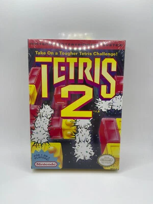 Tetris 2 Official Nintendo NES 1993 New Factory H Sealed Perfect 10/10 Condition - Image 1 of 4