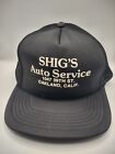 Vintage Snapback Trucker Hat Shigs Auto Service Sku#0200