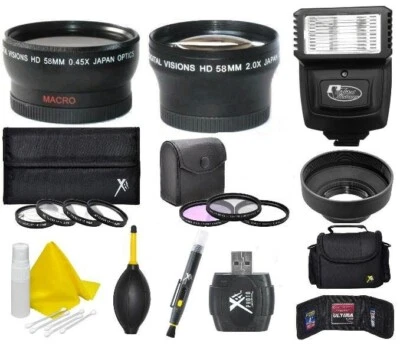 Full Accessory Kit For Canon EOS Rebel T8i T7i T6i T5i T4i T100 T8 T5 T3 - Image 1 of 4