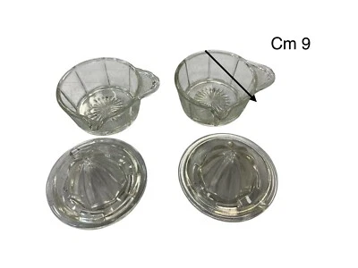 SPREMIAGRUMI MANUALE  ANTICO IN VETRO   PEZZI 6   PROMO - Immagine 1 di 4