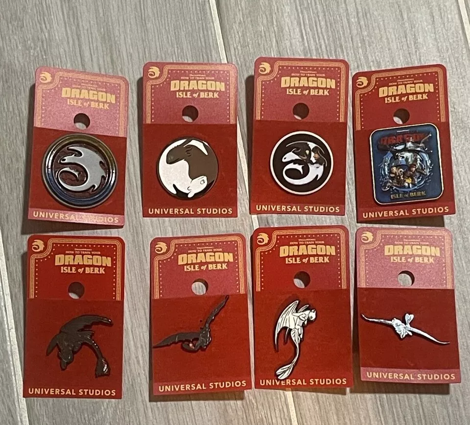 Epic Universe How to Train Your Dragon Isle of Berk Metal Pin - Image 1 of 1