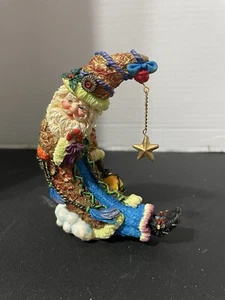Crinkle Claus Crescent Moon Santa 659119 Possible Dreams Retired Christmas Star - Picture 1 of 7