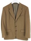 Donegal Wool And Cashmere Blazer Mens Eu 50 Single Breasted Camel