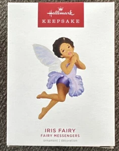 2022 Hallmark KEEPSAKE "IRIS FAIRY" FAIRY MESSENGERS Christmas Ornament New - Picture 1 of 3